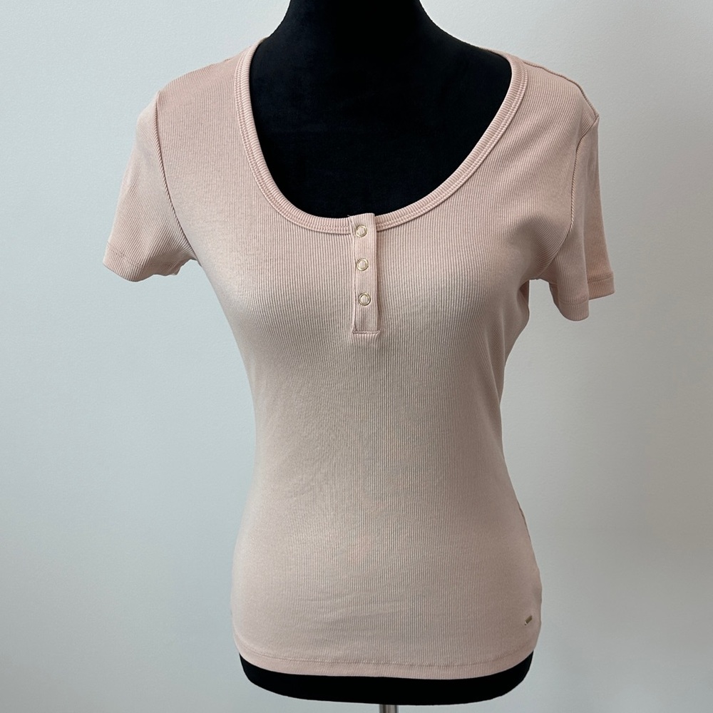 Guess Blush Short Sleeve Stretch Tee